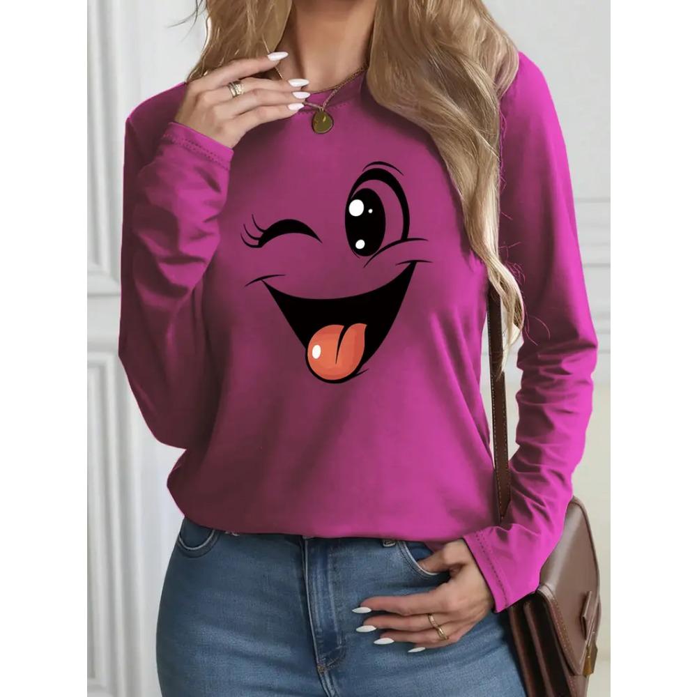 European and American women's elegant casual slanted V-neck long-sleeved solid color top