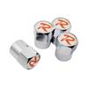 BPH1 New 4PCS Car Wheel Tire Valve Cap Cover for Volkswagen ABT R Line Polo Golf 5 6 7 Passat B5 B6 B7 Touran Bora Beetle Jetta xu2