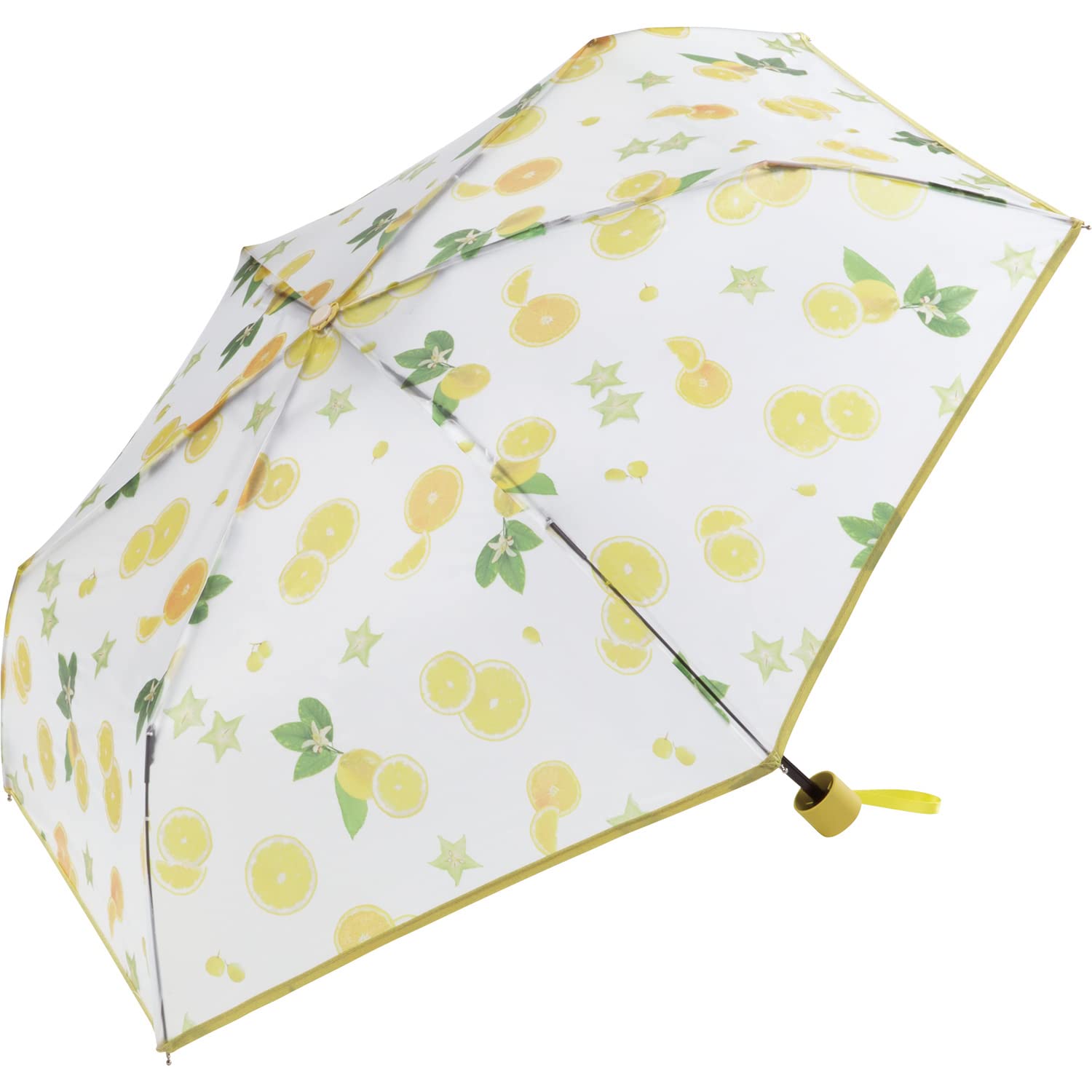 

Зонт Juicy Fruit Mini Yellow складной зонт 50 см женский натуральный освежающий стекловолоконный прочный прозрачный фруктовый стильный милый женский [2023] Wpc.