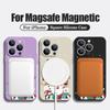 Christmas Santa Elk Pattern Slim Magnetic Cover For iPhone 16E 15 Pro Max 14 13 12 Pro 11 for Magsafe Matte Shockproof Soft TPU Lanyard Phone Case