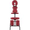 Montpellier Red Portable Folding Tattoo Massage Chair Up To 130 Kg Red