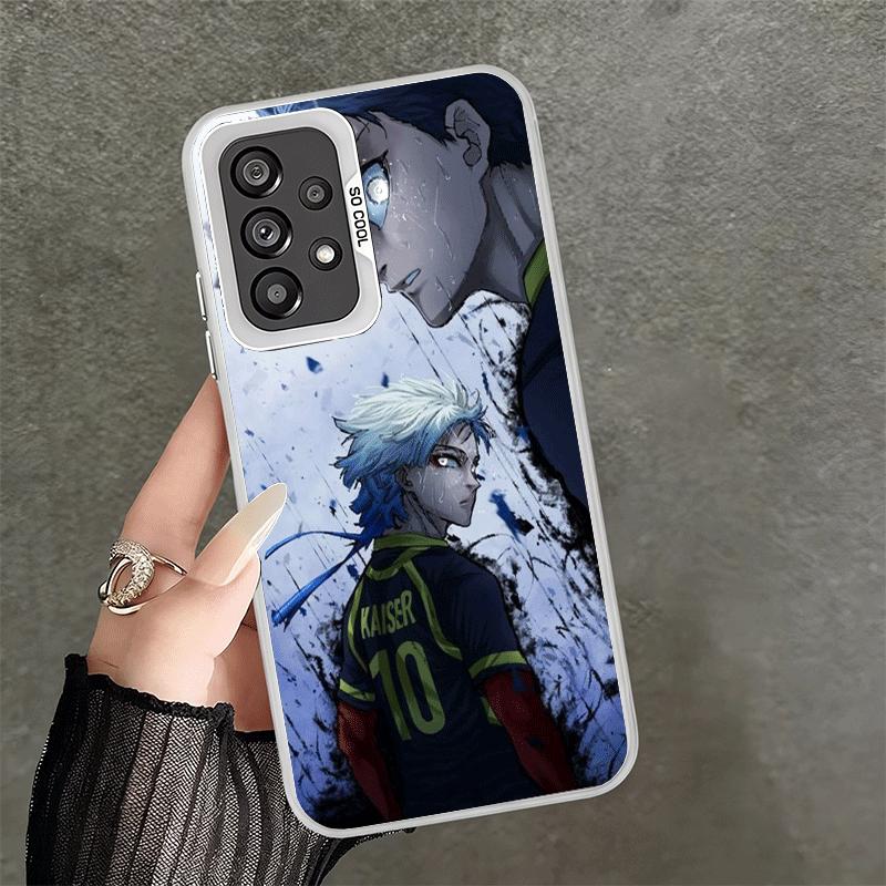

Blue L-Lock Isagi Yoichi Shockproof Phone Case for Samsung A17 A16 A15 A14 A37 A57 A36 A56 A26 A35 A55 A25 A34 A54 A24 A13 A23 A Samsung A07