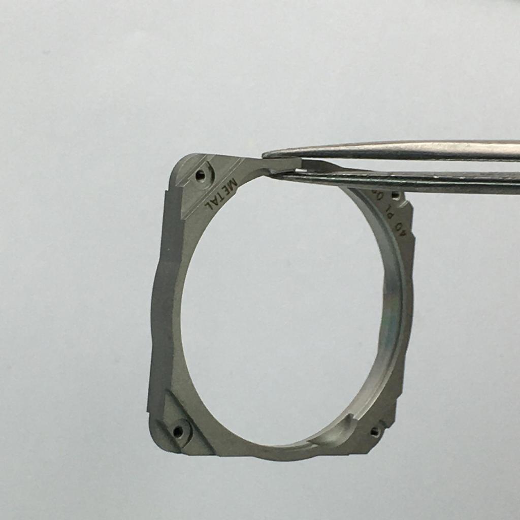 Santos Stainless Steel Watch Case for Mechanical Watches - Fits 2824, Complete Set