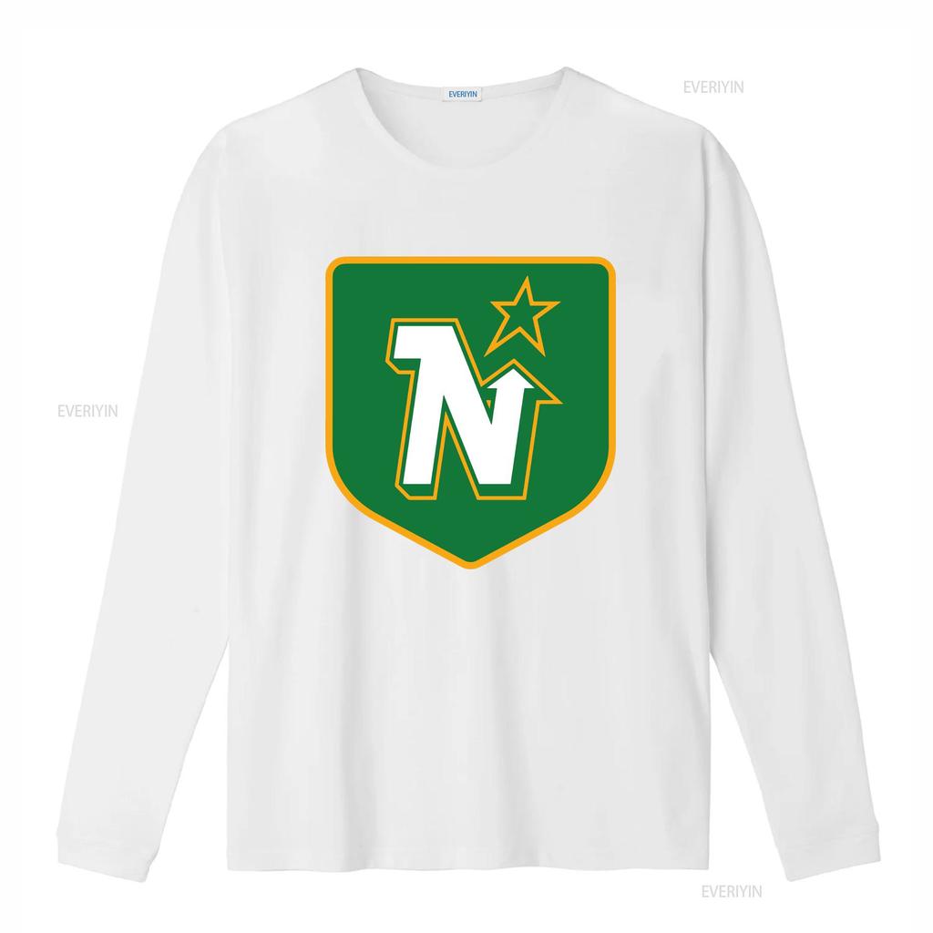 Minnesota North Stars Hockey Club T Shirt vintage Washed Soft Casual Comfortable Breathable Versatile Slightly