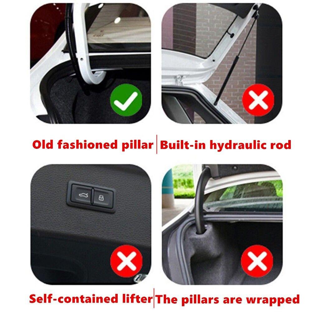 Car Boot Lid Lifting Spring Alloy Car Trunk Lifter with Clip Trunk Lid Automatically Open Spring Boot Lid Strut Car Accessories