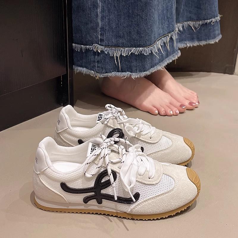 Non-slip Mesh Breathable Little White Shoes Women's Summer 2025 New Fashion Versatile Retro Sports and Leisure Forrest Gump Shoes