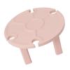 Portable Picnic Table Wine Glass Holder Outdoor Folding Table Convenient Plastic Folding Table for Outdoor Party