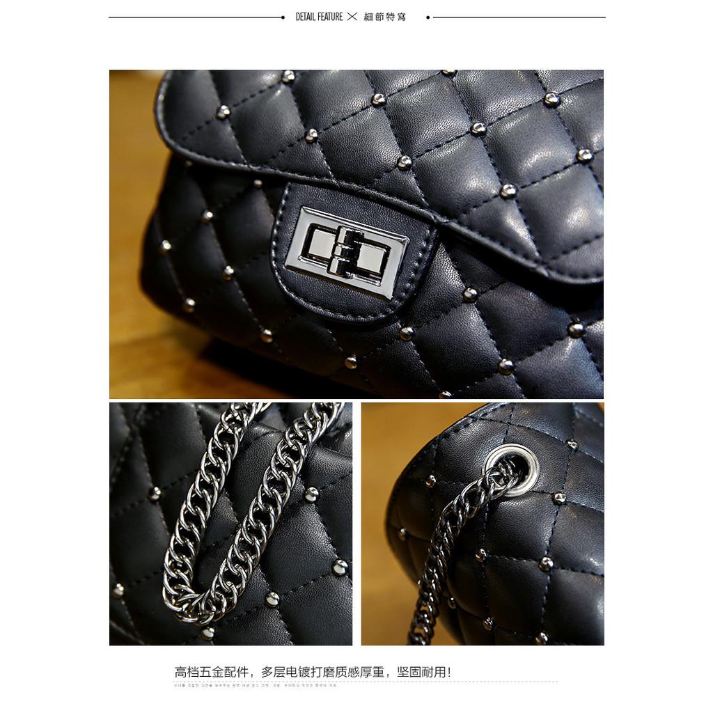 IELGY Ladies Diamond Chain Bag Spring Summer Shoulder Messenger Bag