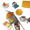 Personalized 3D Food Refrigerator Magnet - Creative & Cute Resin Design