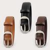 Leather Waist Belt For Women With Classic Pin Buckle Suitable For Jeans