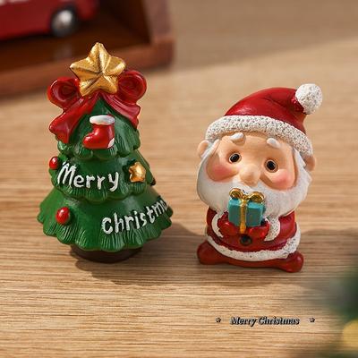 Christmas Gift Box Gifts, Santa Claus Desktop Ornaments, Decorations, Souvenirs Toys Small for Children, Creative Ideas