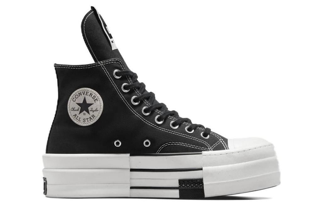 Converse Chuck 70 High DRKSHDW DBL DRKSTAR x Rick Owens Nero - A04954C