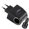 Stable Car Plug Adapter Lighters Converter 220V To 12V With LED Indicator Black Automotive Accessories AC To DC Car Adapter
