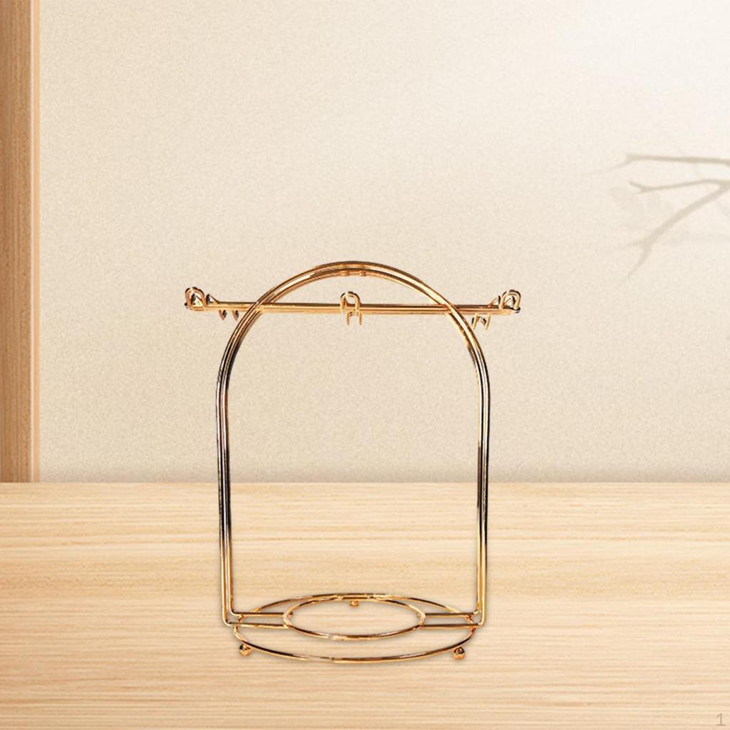 Coffee Mug Rack Cup Drying Tree Cups Organizer Metal Stand for