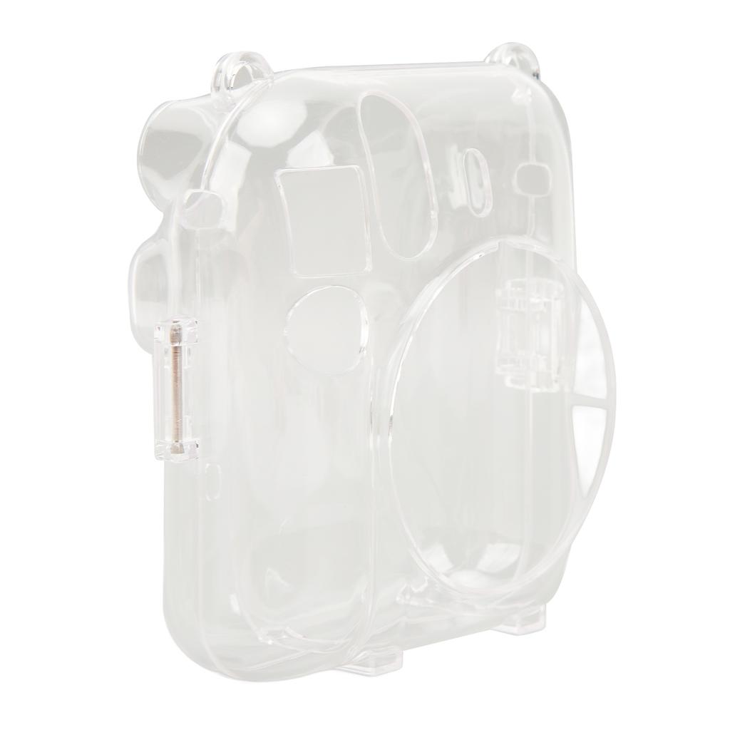 Instant Camera Shell Case PC Transparency With Adjustable Shoulder Straps Protective Instant Camera