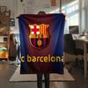 FC Barcelona  Print Flannel Blanket, High Quality Comfortable for All Seasons, Home Decor, Warmth and Comfort