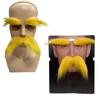 Yellow Mustache and Eyebrows, Halloween Cosplay Mustache and Eyebrow Set, Halloween Cosplay Costume Accessories