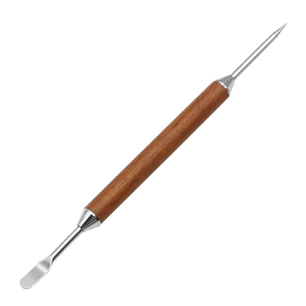 with Box Coffee Art Needles with Wood Handle Espresso Accessory Durable Coffee Latte Art Pen  Latte