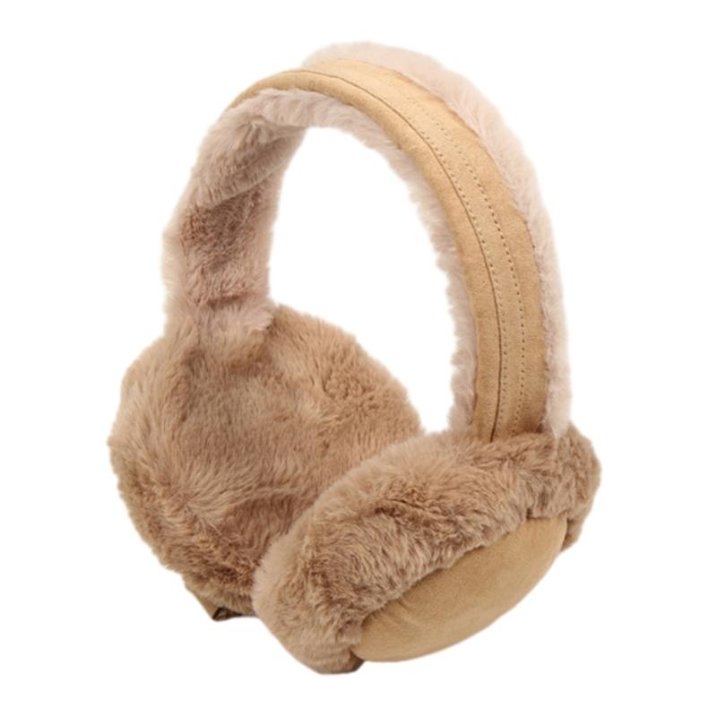 Větruodolné plyšové chrániče sluchu, poutavé vícebarevné chrániče sluchu pro dospělé muže, udržují uši v teple, do chladného počasí
