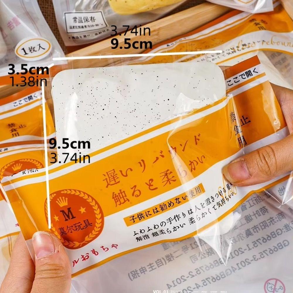 Slow Rising Toast Sensory Toys Simulation Bread Squishy Toy ASMR Squishy Toast  Children Gift