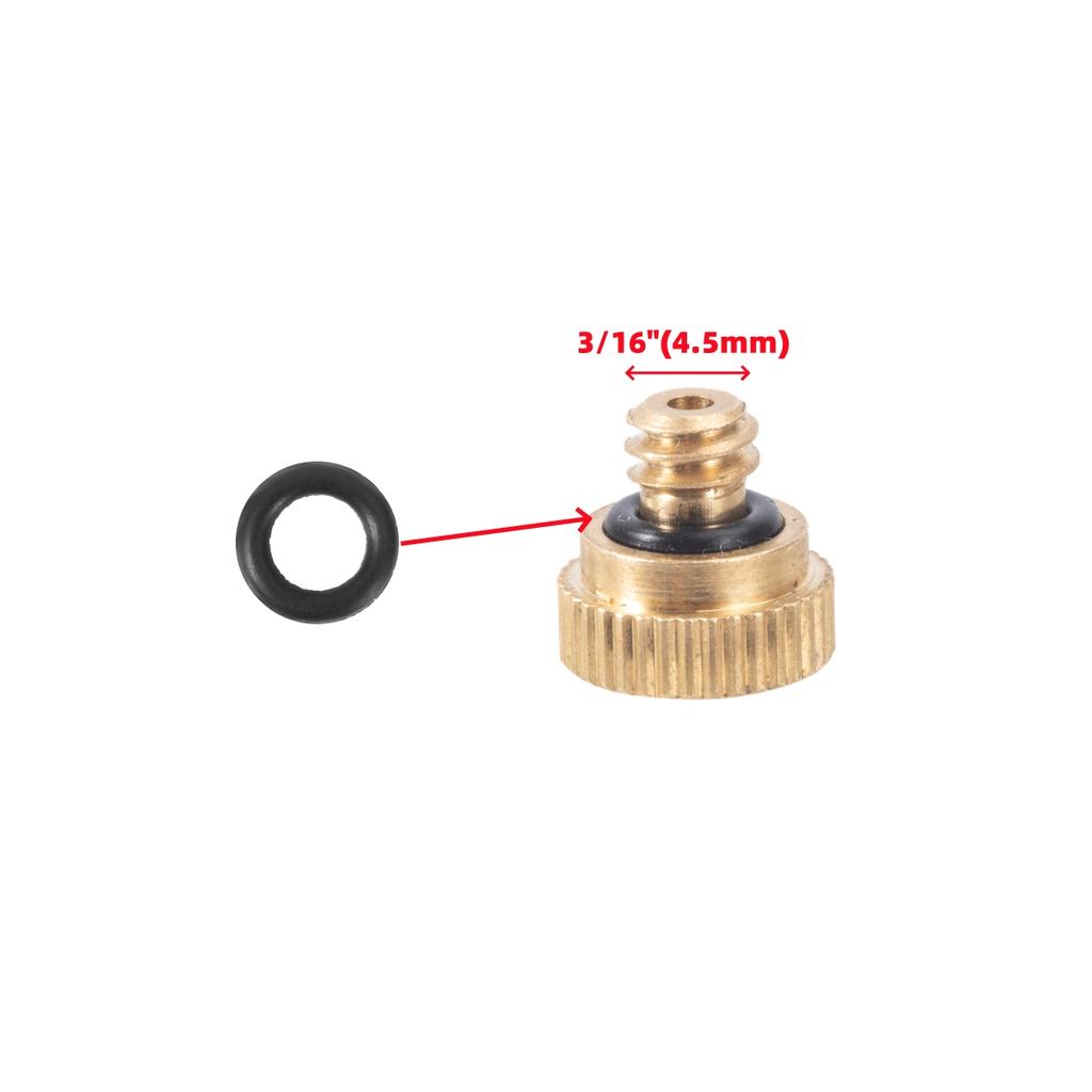 100/200/500Pcs Rubber O-ring Special for 3/16"(4.5mm) Misting Nozzle Garden Fogging Disinfection Dust Removing System Fittings