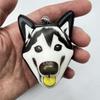 Забавный Новый Животный Собачья Голова Сжималка Сжимающая Игрушка Брелок Шарм Брелок для Сумки Подвески Декорации ПУ Медленно Поднимающиеся Игрушки-Антистресс