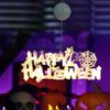 Front Door Halloween Decorative  Lights Door Sign Halloween Lighted Sign  Bar Decor