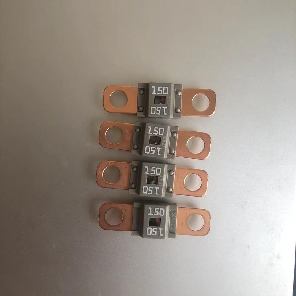 

4pcs 150A AMI/Midi Fuse - 150 Amp High Current Bolt-On Fuse for Car, Truck, Construction Vehicle, Caravan