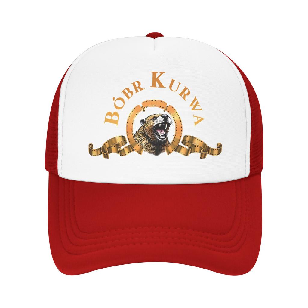Mesh Sun Hats Bober Kurwa Bobr Kurwa Summer Trucker Hat For Men Adult Street Style Adjustable Running Hippie Baseball Cap