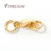 Lock For Jewelry 14K Gold Plated Clasp Hook with Open Ring Connectors For Necklace Accessories Clasps For Jewelry