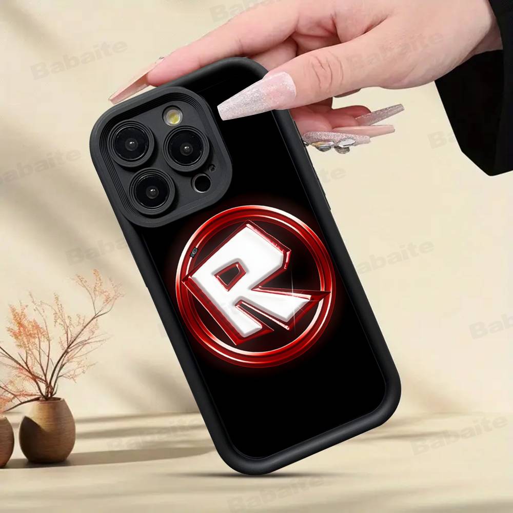 EZ27 R-Robloxs Phone Case For IPhone 17 16 15 14 13 12 11 Pro Max Anti Drop Soft Cover