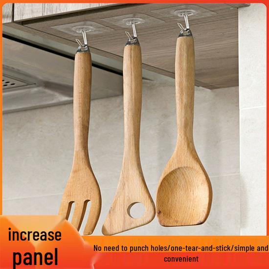 Waterproof Transparent Adhesive Wall Hook for Bathroom & Kitchen