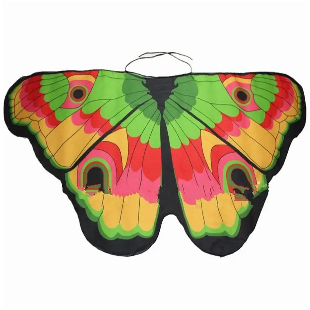 Kids Fairy Shawl Pixie Cloak Butterfly Wings Cape Girls Fancy Dress Costume Gift Christmas Halloween Festival Party Supplies