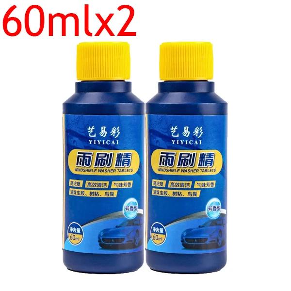 Windshield Washer Fluid 60ml Concentrated Dirt Remover Fragrant Automotive Windscreens Glass Cleaner Car Cleaning Tools