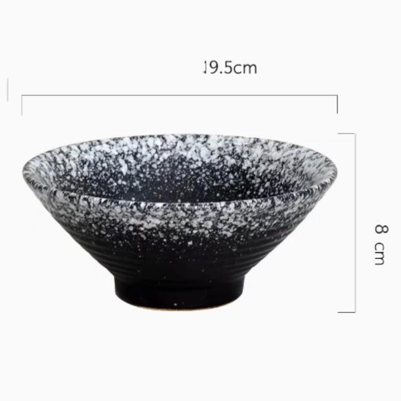 Japanese Ceramic Ramen Bowl – Creative Soup Bowl for Home or Restaurant Use