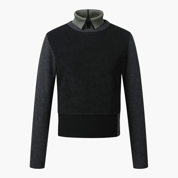 DESCENTE GOLF Women'S Windproof Detachable Knit Pullover (Dp42Wfkpo6)