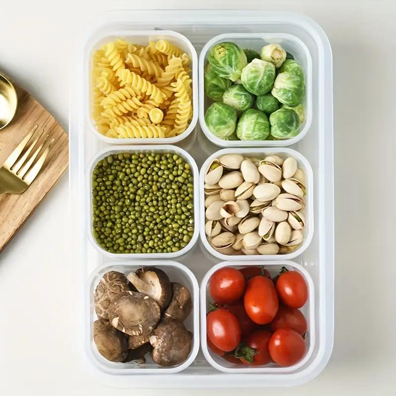 Kitchen Coup Storage Box with Scale Transparent Airtight Lock Leakproof Soup Freezer Storage Container Food Storage Case