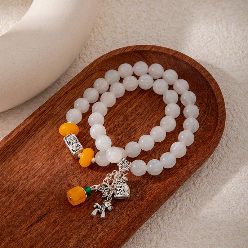 Sun Light Color Changing Crystal Bracelet UV Reactive Colorful Sea Mica Bracelet Lucky Pony Decor Hand Ornaments For Ladies