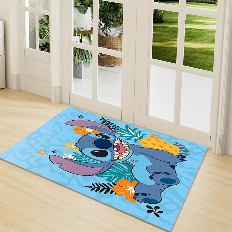 1Pc Lilo Stitch Tropical Adventure Carpet Rug Customizable Soft Washable Antislip Home Living Room Sofa Mats Personalized Rug 091784