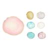 Creative Golden Edge Resin Nail Color Palette Mixing Drawing Paint Manicure Display Holder for DIY