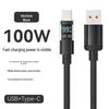 Ice Transparent 120W Fast Charging Braided Cable for Apple & Huawei