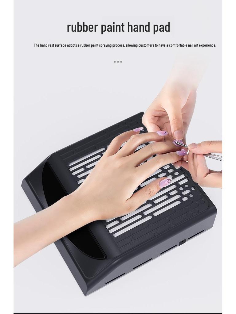 100W High-Power Nail Dust Collector with Adjustable Speed & USB Output, Japanese Filter Net Vacuum Cleaner