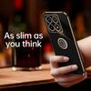 For Xiaomi 15T Pro Case Ring Stand Holder Phone Case For Xiaomi Mi 15 T Plating Bracket Soft Silicone Shockproof Back Cover