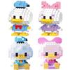 Donald Duck High Building Blocks Stitch Kawaii Mini Desktop Ornaments Youth Toys Room Decoration Anime Cartoon Halloween