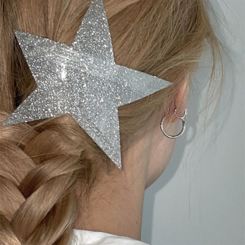 Star Hairpin Gothic Headwear Irregular Stars Hair Clips Fashion Hair Accessories for Girls Women Party Favor