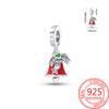 Authentic Copper Charm Bead Charms Luxury Red Bell Pendant Bead Charms Compatible With Bracelets Diy Women Making Delicate Gift Jewellery