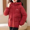 Mom Winter Coat Fashion Old Man Small Loose Cotton-padded Clothes Women's Autumn and Winter Thickened Top