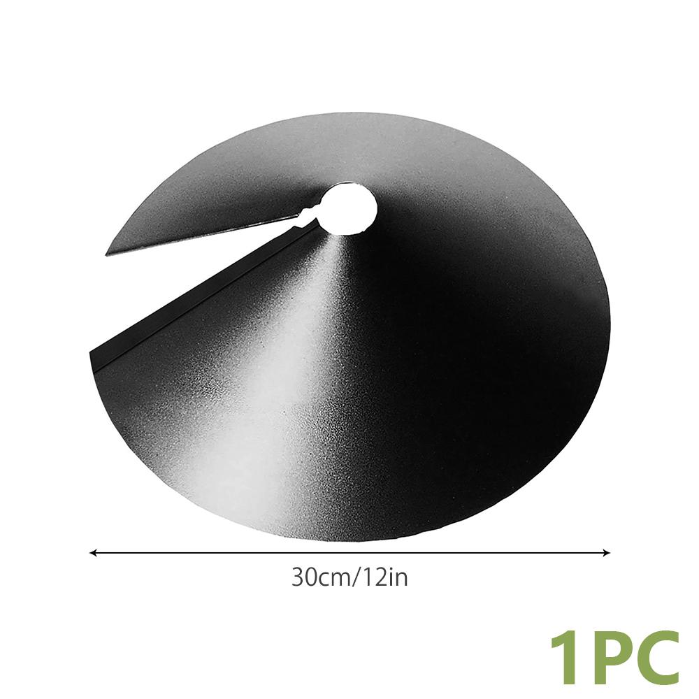 1/2Pcs Outdoor Squirrel Baffle 12-18 inch Wrap Around Squirrel Proof Baffles Durable Plastic Bird Feeder Baffle for Bird House