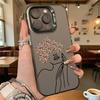 Woman with Flower Hair Shockproof Phone Case for Iphone 16 15 14 13 12 11 Pro Max/Mini Anti-Scratch Premium Hard Cover