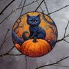 Easy to Install Halloween Owl Hanging Ornaments Painted Design Acrylic Window Pendant  Home